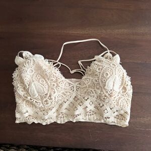 Lace Bralette in Cream